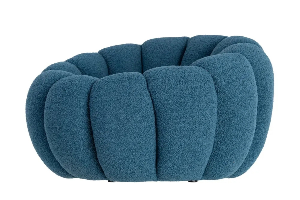 Fauteuil éponge bouclette Elio – Élégance texturée