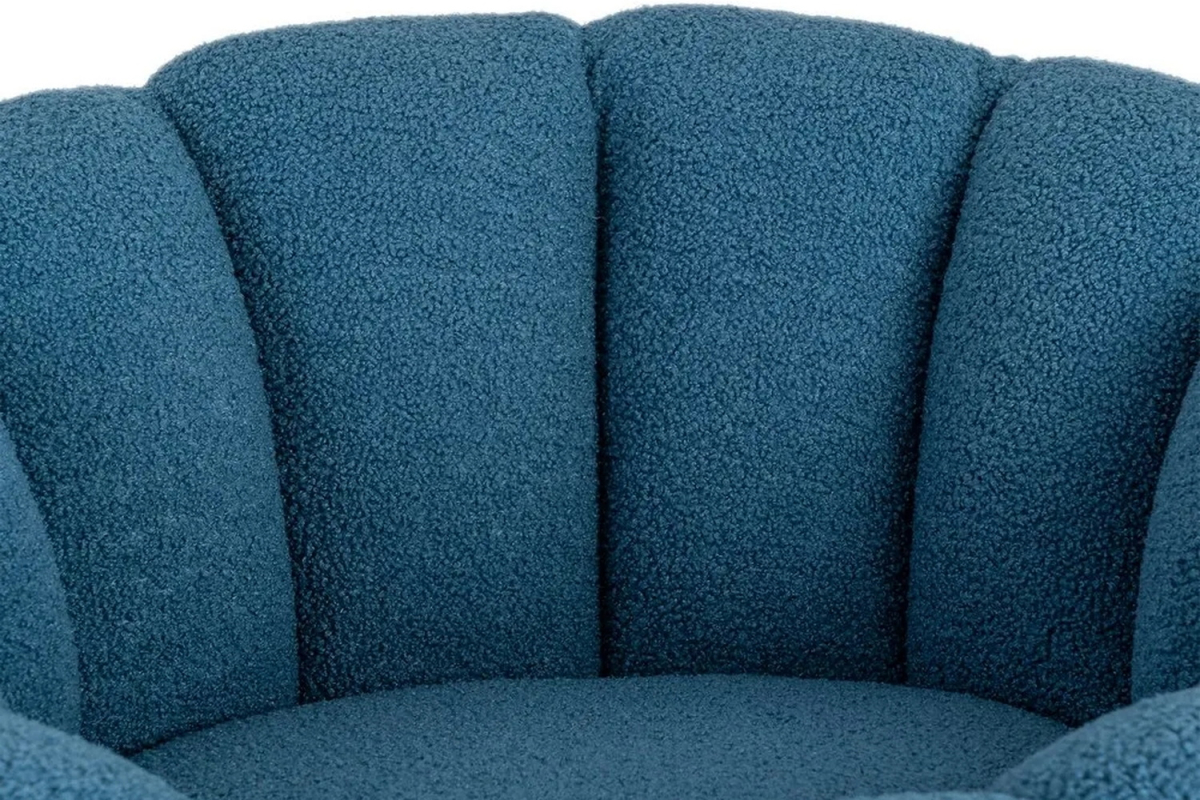 Fauteuil éponge bouclette Elio – Élégance texturée