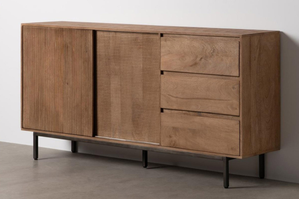 Buffet Kalden 180 cm | Manguier massif naturel
