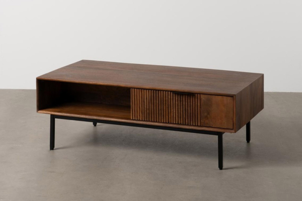 Table basse Emeris 110 cm | Manguier massif naturel