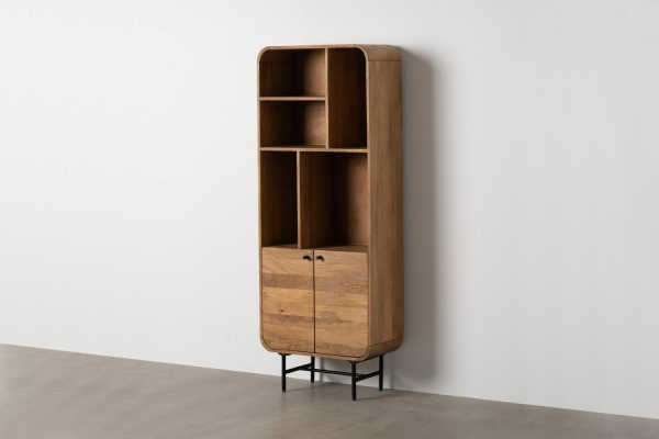 Buffet haut Aube 2 portes | Manguier massif naturel