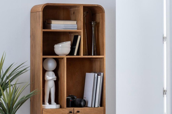 Buffet haut Aube 2 portes | Manguier massif naturel