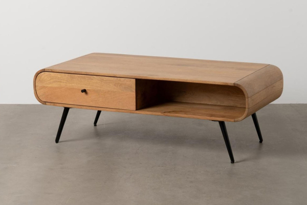 Table basse Aube 120 cm | Manguier massif naturel