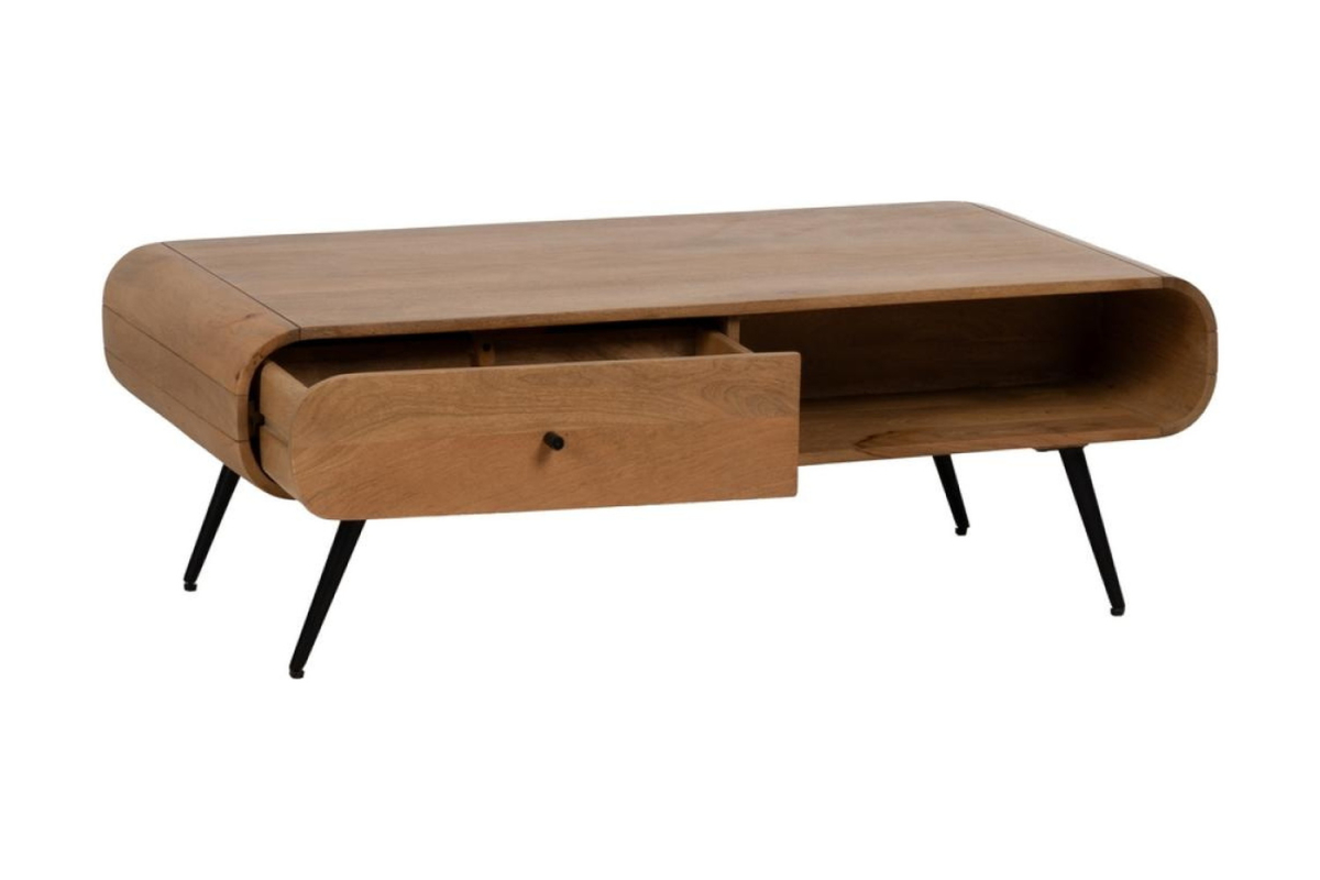 Table basse Aube 120 cm | Manguier massif naturel