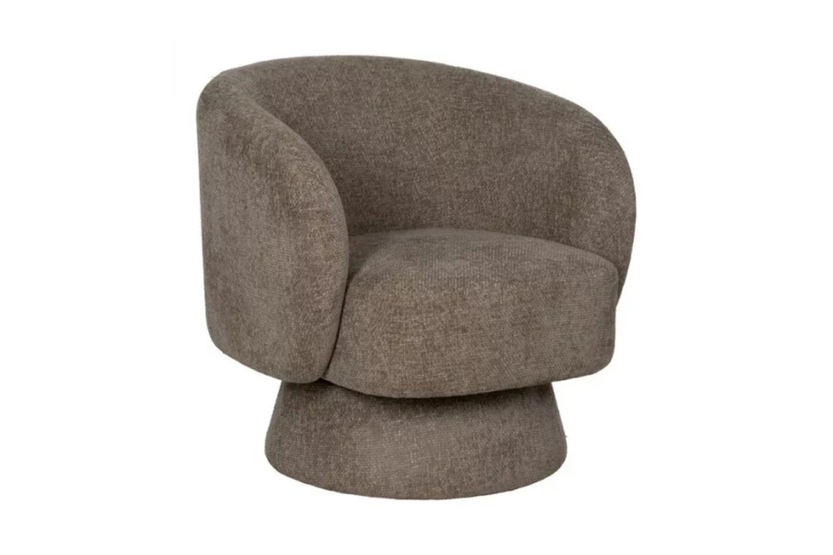 Fauteuil Zéphyr | Tissu beige et assise premium