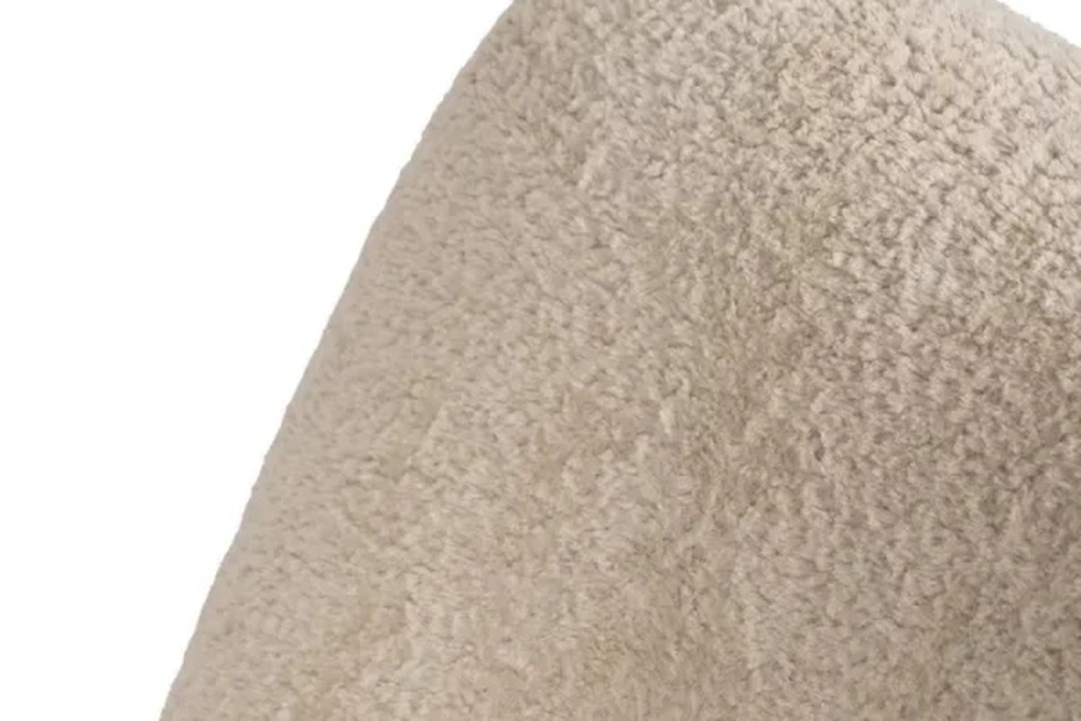 Fauteuil Oréa | Tissu crème et design enveloppant