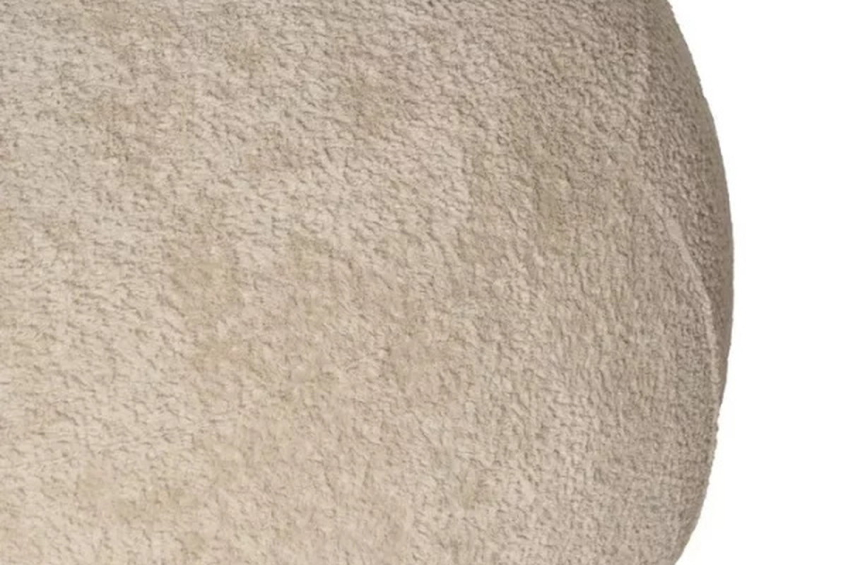 Fauteuil Oréa | Tissu crème et design enveloppant