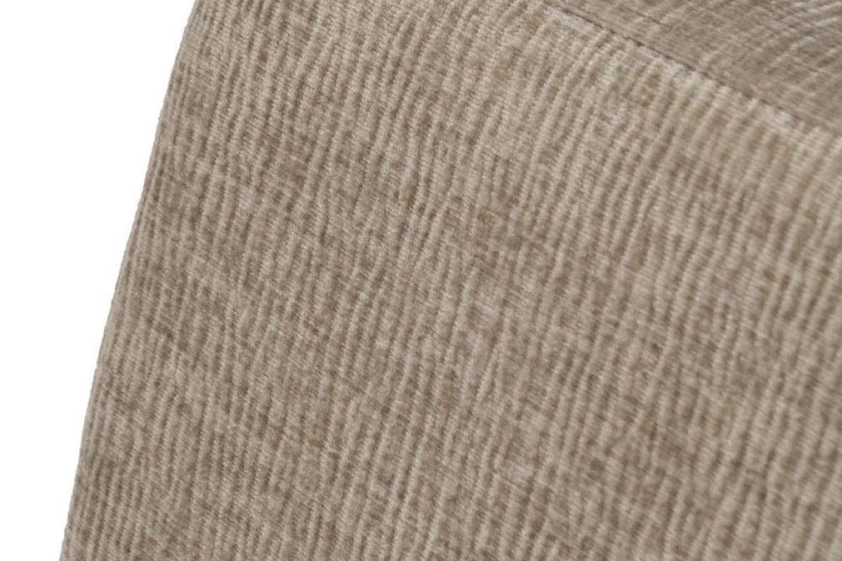 Fauteuil Olbia | Bois naturel et tissu beige