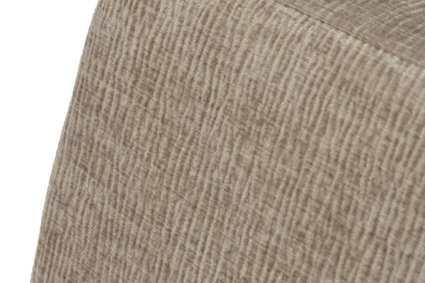 Fauteuil Olbia | Bois naturel et tissu beige