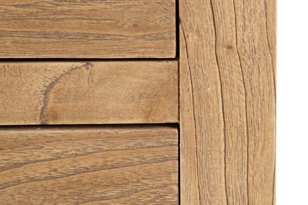 Chevet Lior 2 tiroirs | Bois de mindi naturel