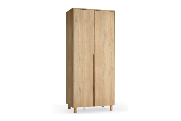 Armoire 2 portes en bois Alba