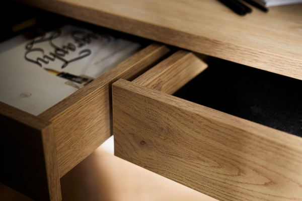 Bureau 2 tiroirs Alba