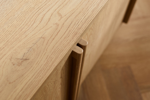 Meuble TV 3 portes 135 cm Alba