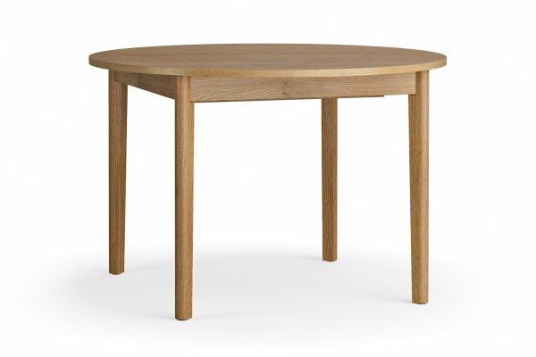 Table ronde extensible 4-6 pers.  en chêne Alba