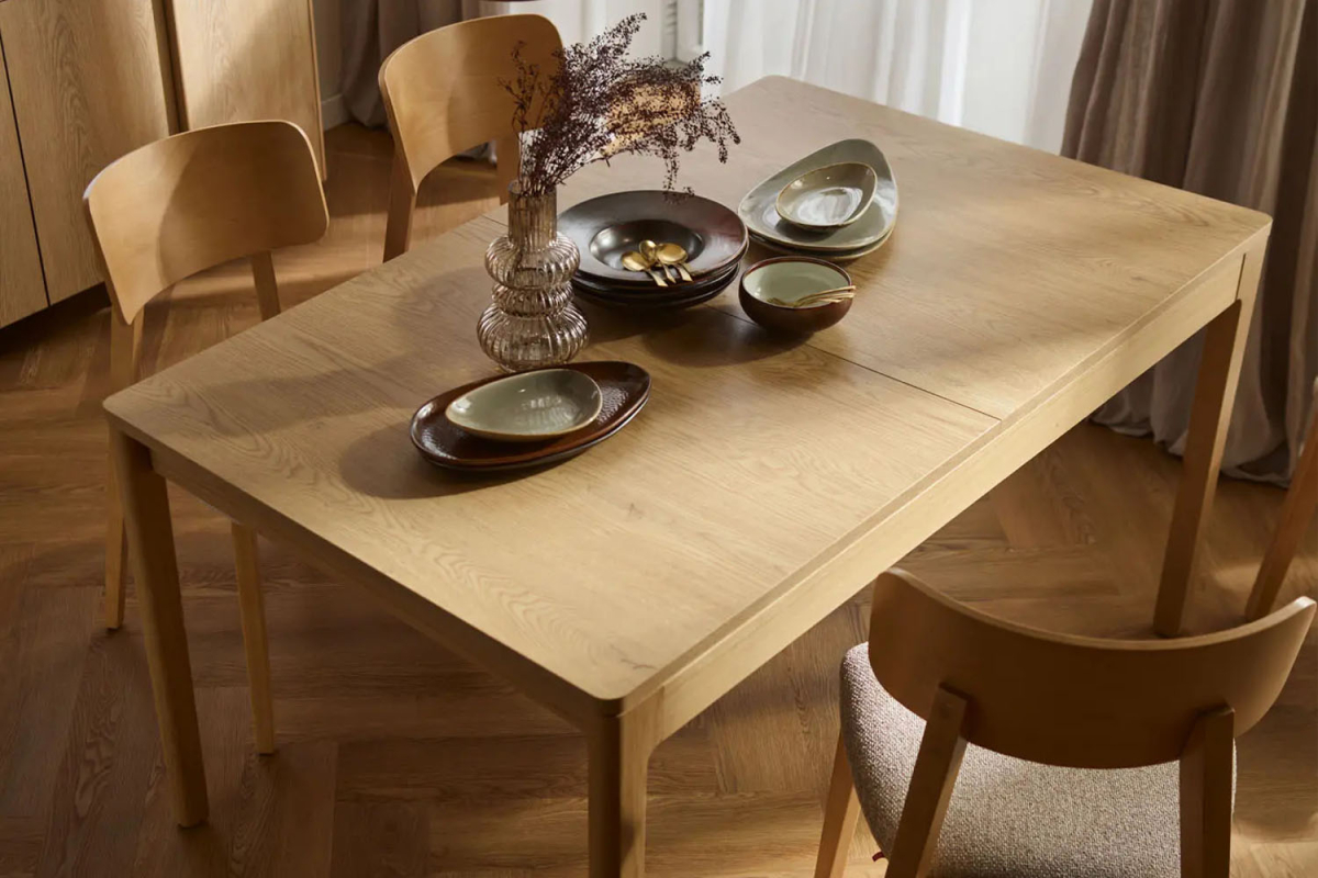 Table avec rallonge 6-10 pers.  Alba