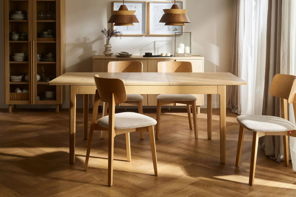 Table avec rallonge 6-10 pers.  Alba
