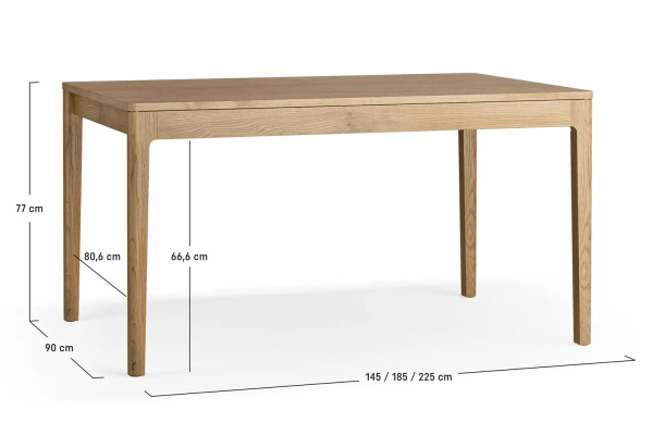 Table avec rallonge 6-10 pers.  Alba