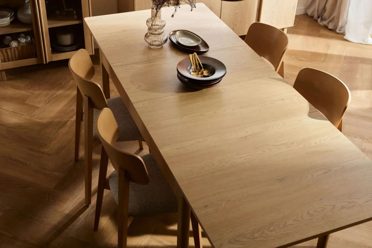 Table avec rallonge 6-10 pers.  Alba