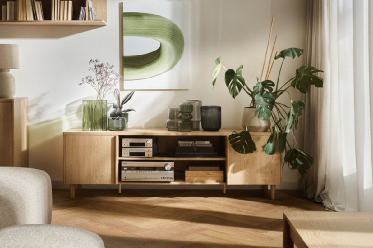 Meuble TV 2 portes 180 cm Alba