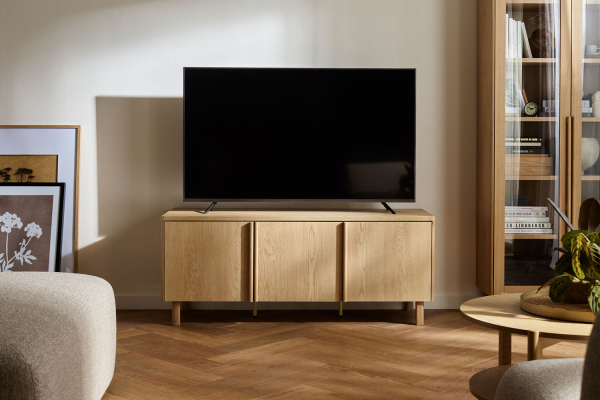 Meuble TV 3 portes 135 cm Alba