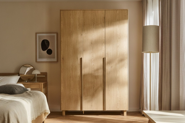 Armoire 3 portes en bois Alba