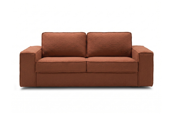 Canapé convertible Capri – Tissu bouclette ivoire