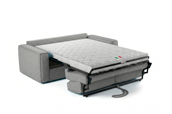 Canapé convertible Côme – Tissu lisse et design épuré