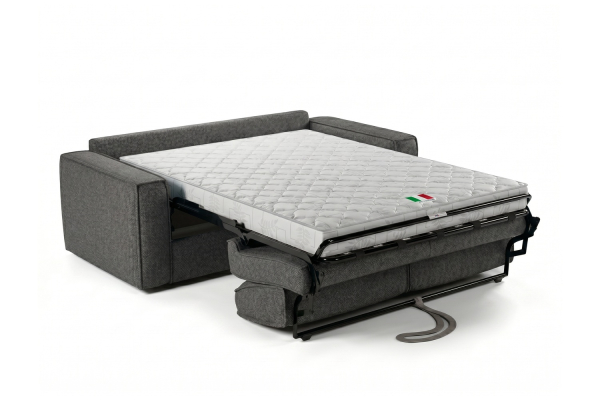 Canapé convertible Côme – Tissu lisse et design épuré
