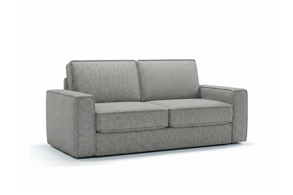 Canapé droit Côme – Tissu lisse et design épuré