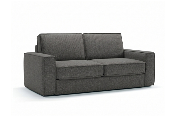 Canapé droit Côme – Tissu lisse et design épuré