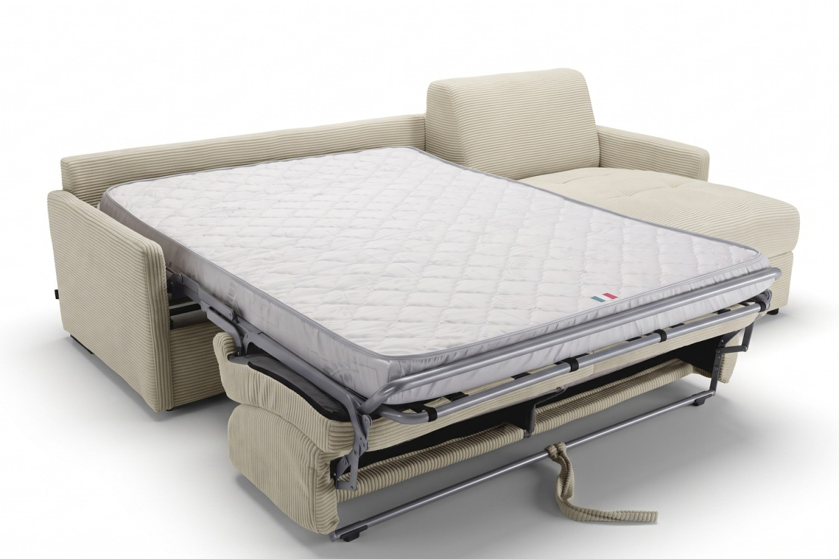 Canapé d’angle convertible Split avec coffre | Maison Aveni