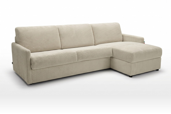 Canapé d’angle convertible Split avec coffre | Maison Aveni
