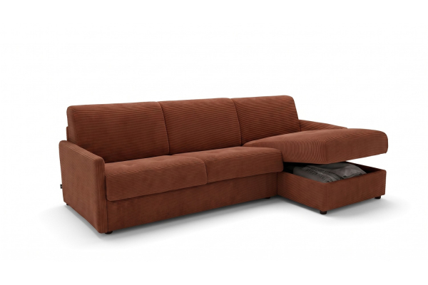 Sofá cama Split con chaise longue y arcón | Maison Aveni