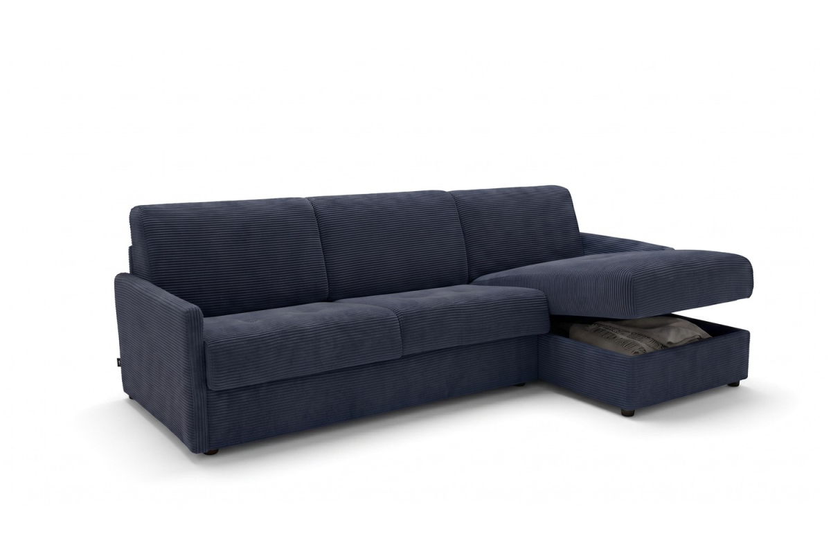 Canapé d’angle convertible Split avec coffre | Maison Aveni