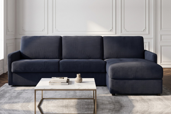 Canapé d’angle convertible Split avec coffre | Maison Aveni