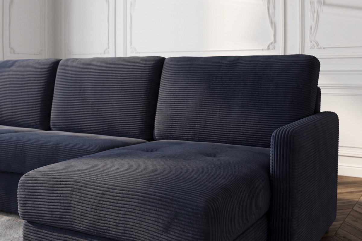 Canapé d’angle convertible Split avec coffre | Maison Aveni