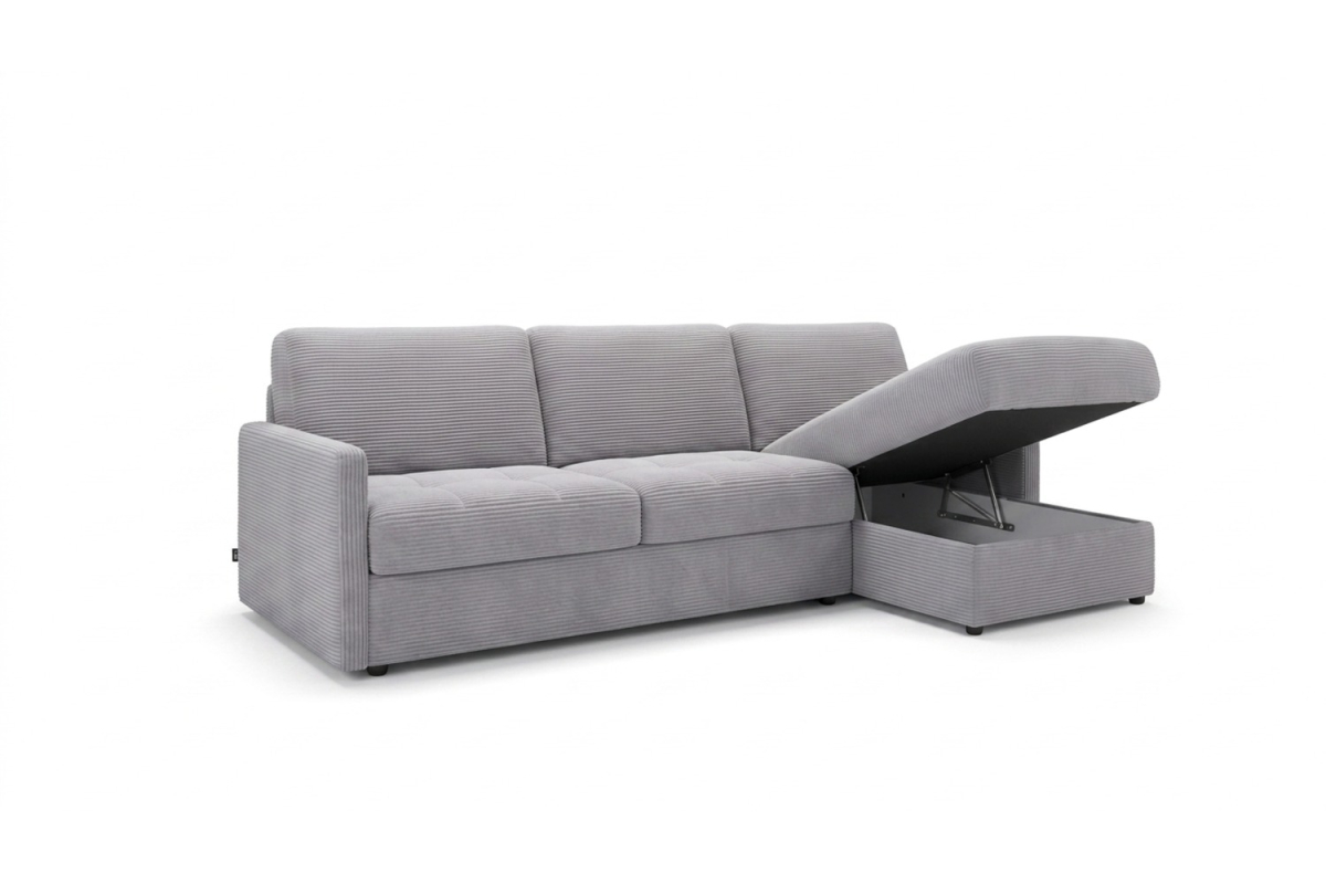 Canapé d’angle convertible Split avec coffre | Maison Aveni