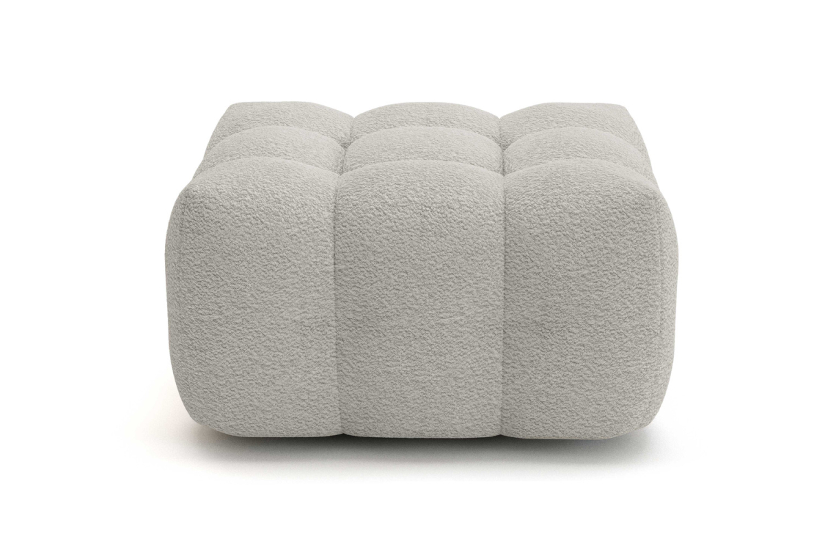 Pouf Cloud – Tissu bouclette, confort et design