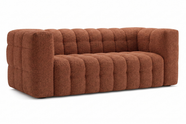 Canapé fixe 3 places Cloud – Tissu bouclette élégant, design italien