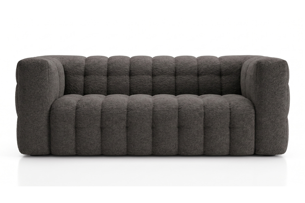 Canapé fixe 3 places Cloud – Tissu bouclette élégant, design italien
