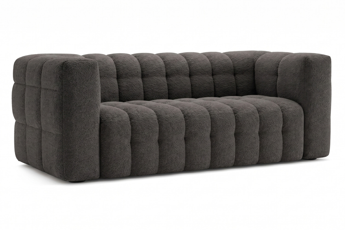 Canapé fixe 3 places Cloud – Tissu bouclette élégant, design italien