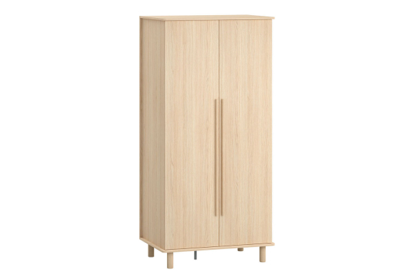 Armoire 2 portes en bois Naya - Chêne clair | Maison Aveni