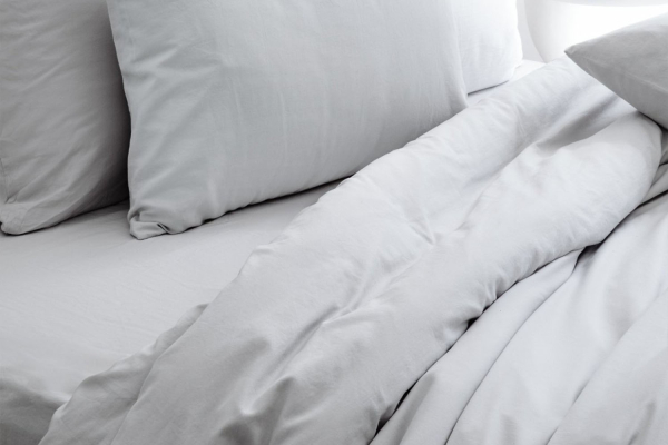 Drap housse pur coton bio uni | Maison Aveni