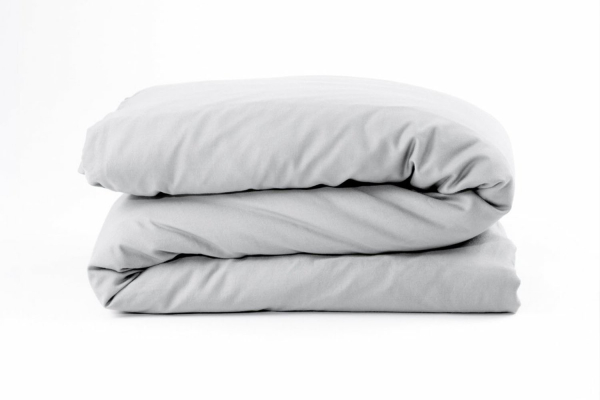 Housse de couette en pur coton bio uni | Maison Aveni