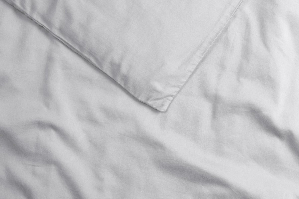 Housse de couette en pur coton bio uni | Maison Aveni