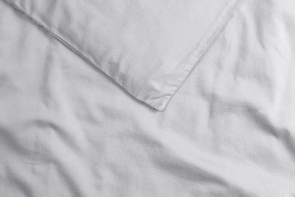 Housse de couette en pur coton bio uni | Maison Aveni