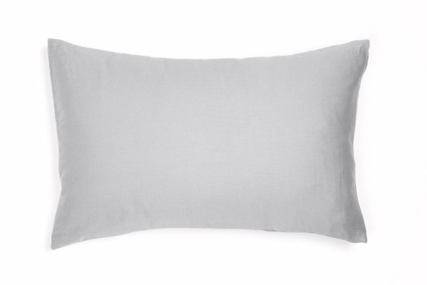 Funda de almohada lisa de algodón ecológico puro | Maison Aveni