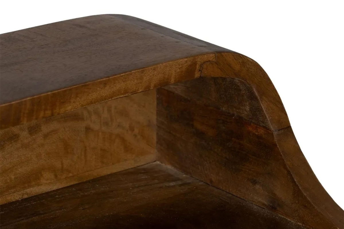 Bureau secrétaire en manguier massif 122 cm | Maison Aveni