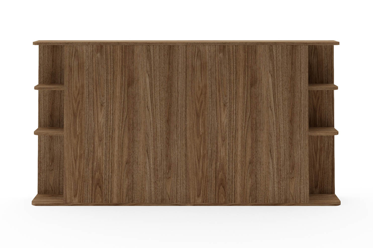 Lit coffre 160x200 blanc avec tête de lit Milla | 100% français