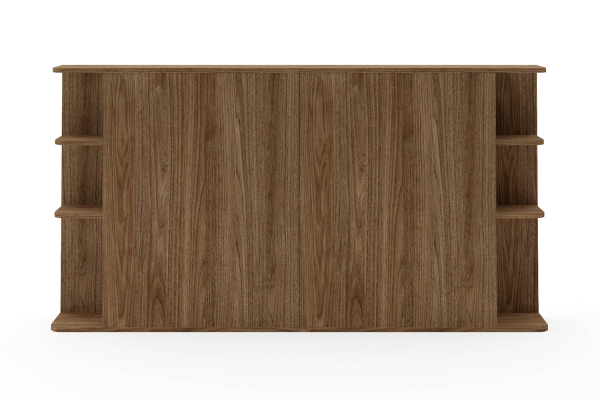 Lit coffre 160x200 blanc avec tête de lit Milla | 100% français